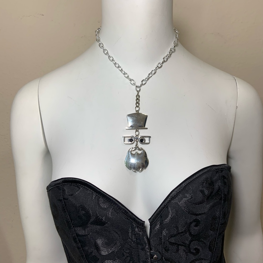 Mustache Beard Man Necklace New - Picture 7 of 7